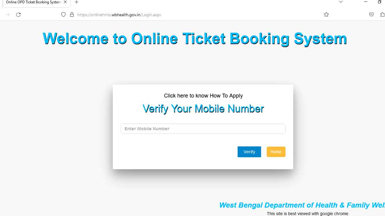 SSKM Hospital OPD Ticket Booking Online